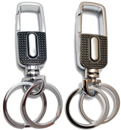 KD COLLECTIONS Combo of Metal Hook Keychain - Pack Of 2 keychains