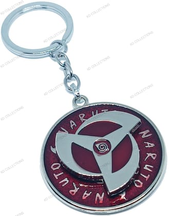 KD COLLECTIONS Naruto Rotating Revolving Metal Keychain - Multicolor - Pack of 1 Keychain