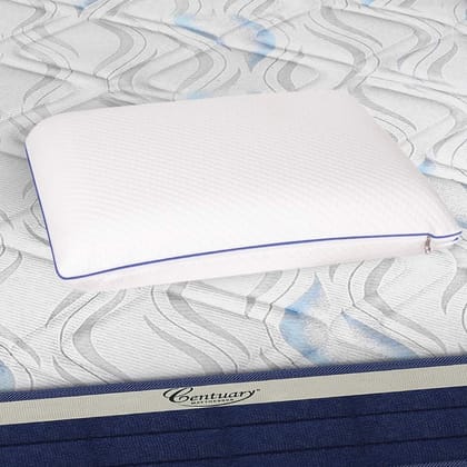 Centuary Mattresses My Power Anti Microbial Soft Polyester Fibre Pillow for Comfort and Back Support (27 X 17 Inch), White