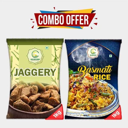 Combo of Jaggery and Basmati Rice