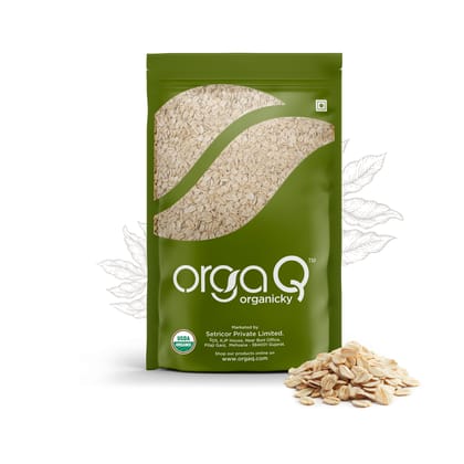 OrgaQ Organicky Organic Oats Gluten Free | High in Fibre and Protein