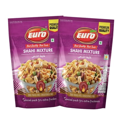 EURO Shahi Mixture Namkeen 350GM | Authentic Taste, Traditional Recipe | Indian Snacks