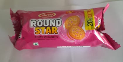 Round Star Cream Biscuits by Marino