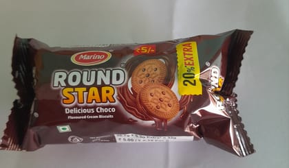 Round Star Cream Biscuits