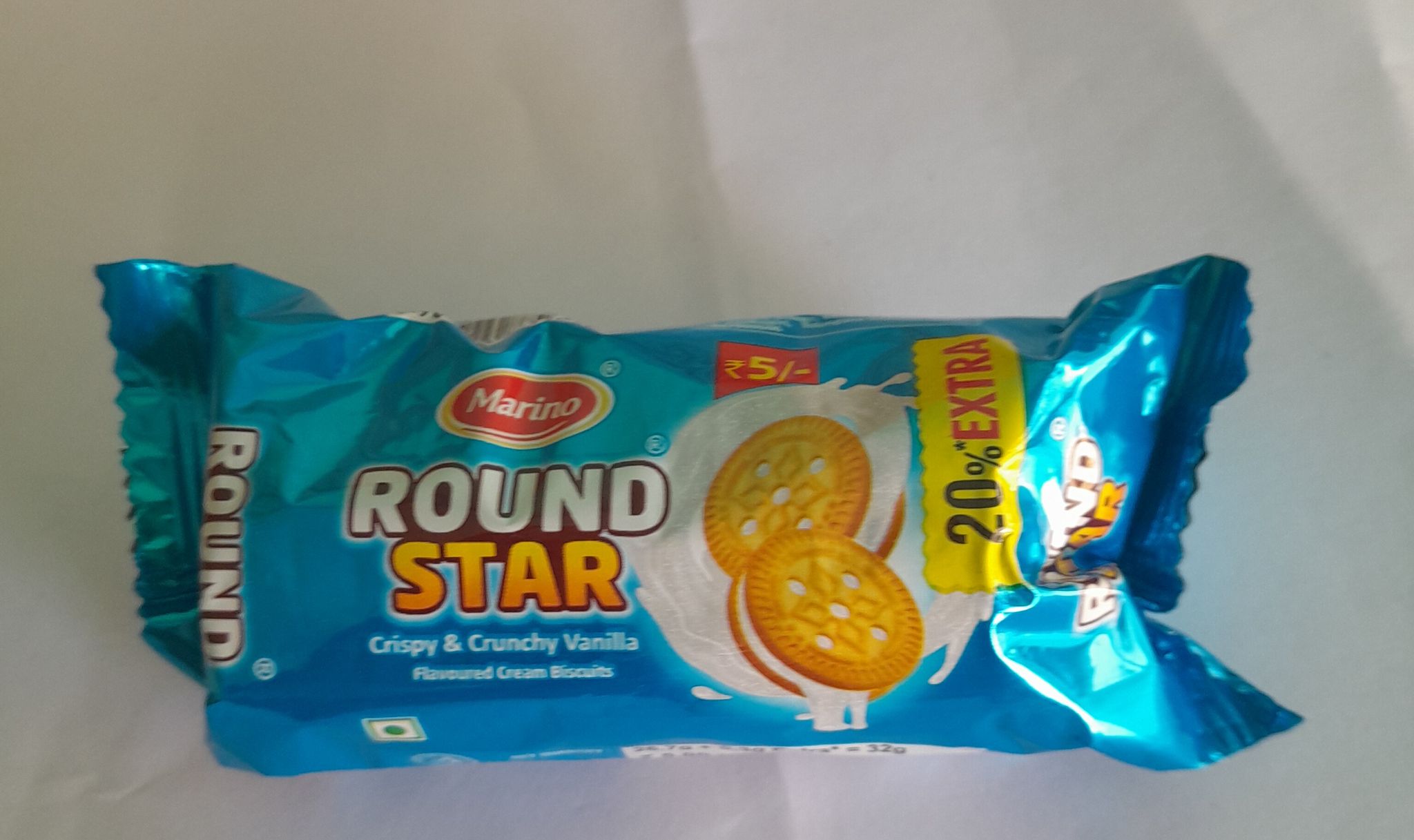 Round Star Cream Biscuits by Marino