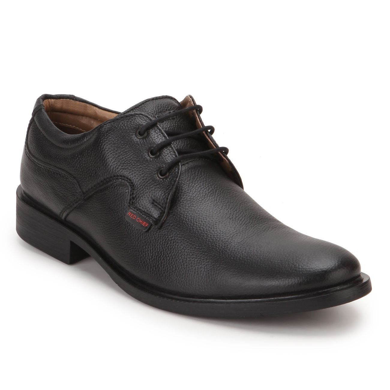 Redchief RC2282 Black Derby Formal Shoes For Men