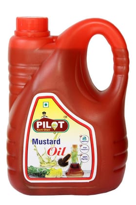 Pilot Cold Pressed Kachhi Ghani Mustard Oil, 2 Litre