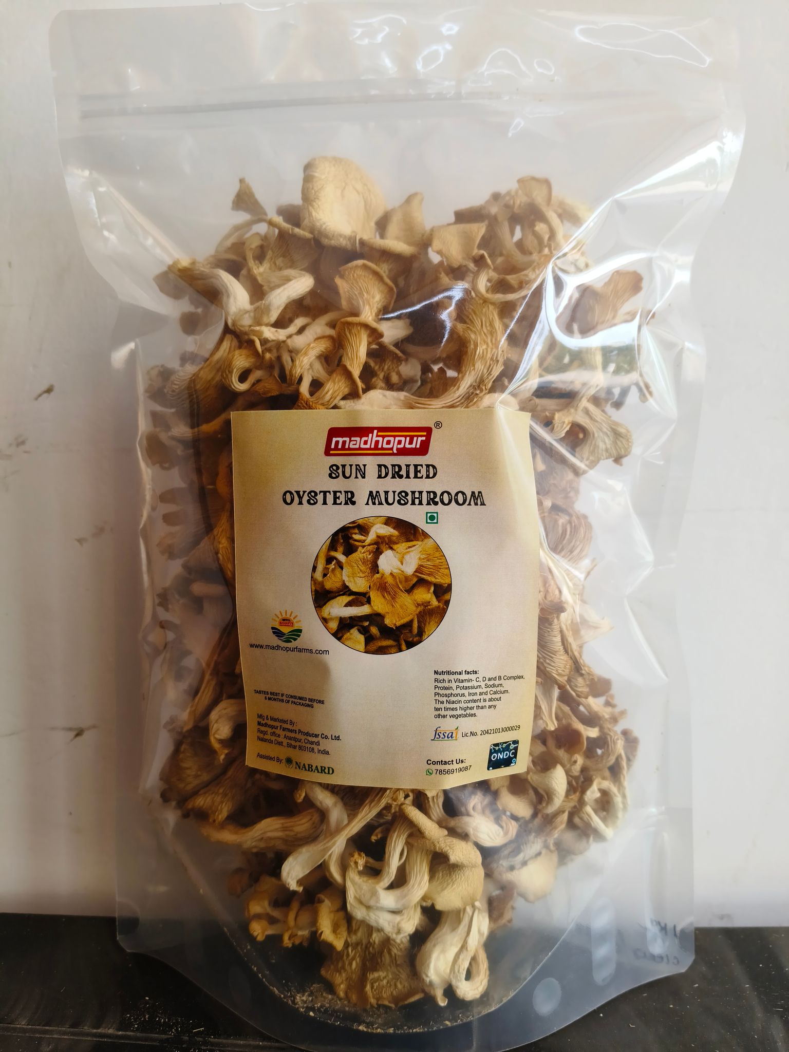 Dry Oyster Mushroom