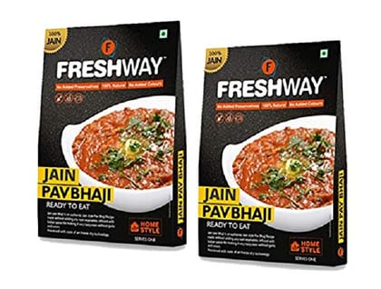 Freshway Jain Pav Bhaji(Pack of 2)