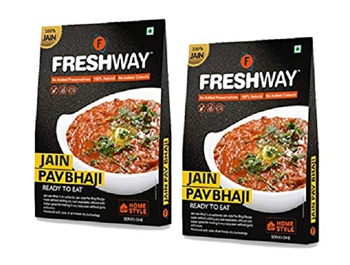 Freshway Jain Pav Bhaji(Pack of 2)