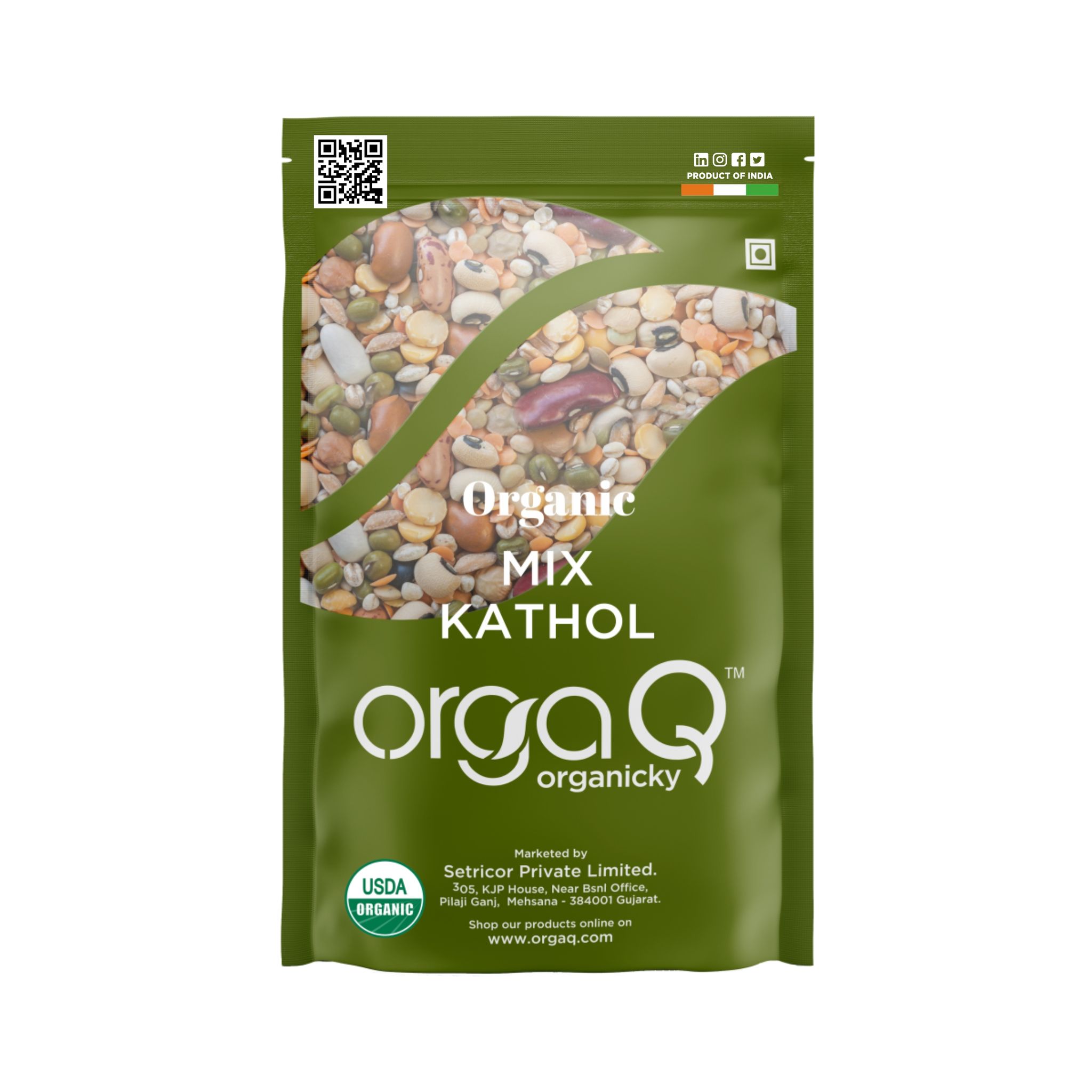 OrgaQ Organicky Organic Mix Whole Kathol (Pulses)