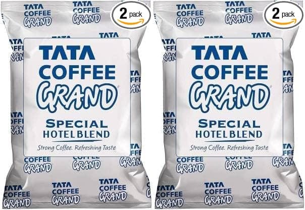 Tata Coffee Grand| Strong Coffee| Super Saver Pack| 200 Gm Each| Pack of 2| 400 Gm