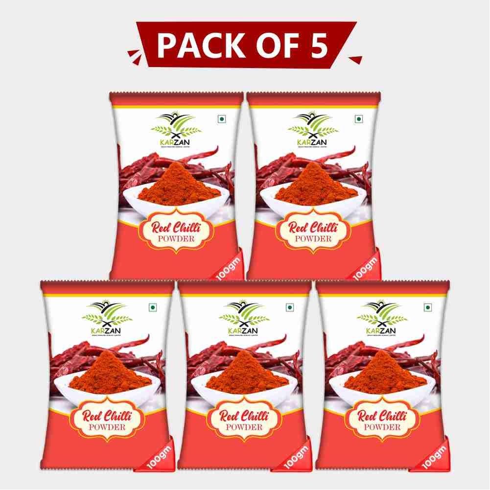 Red Chilli Powder (Pack of 5)