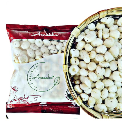 Amakha's Phool Makhana | Premium Foxnut | Nuts | Dry Fruits | 100gm