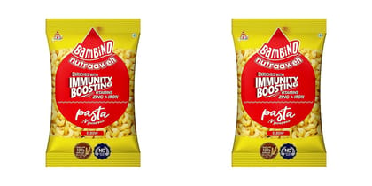 Bambino | Pasta Macaroni with PEP | Enriched with Immunity Boosting | Elbow | 400 gm Each | Pack of 2 | 800 Gm Pack