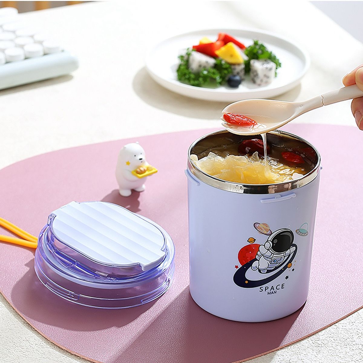 Premium Vaccum 2 in 1 Soup Cup