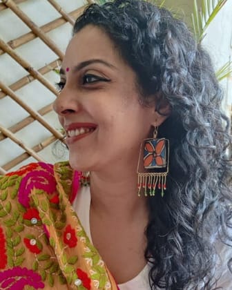 Mithila Tales Palash Upcycled Handmade Earrings