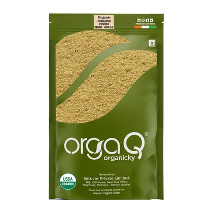 OrgaQ Organicky Organic Coriander/Dhaniya Powder