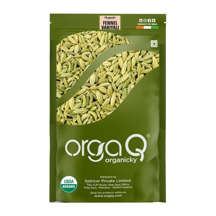 OrgaQ Organicky Organic Souff/Fennel Seeds