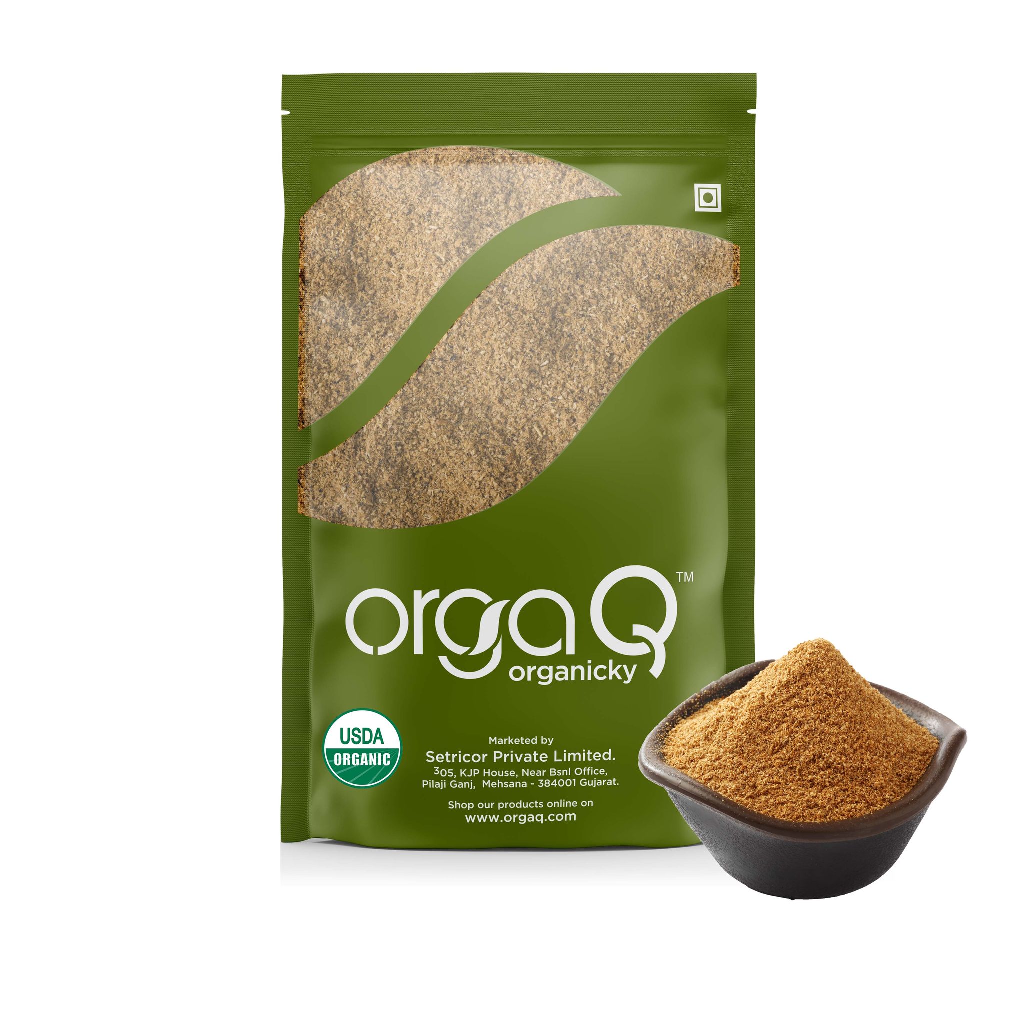 OrgaQ Organicky Fenugreek/Methi Powder for Blood Sugar Controller and Nutritive, Ayurvedic Herbal Supplement for Increase Haemoglobin