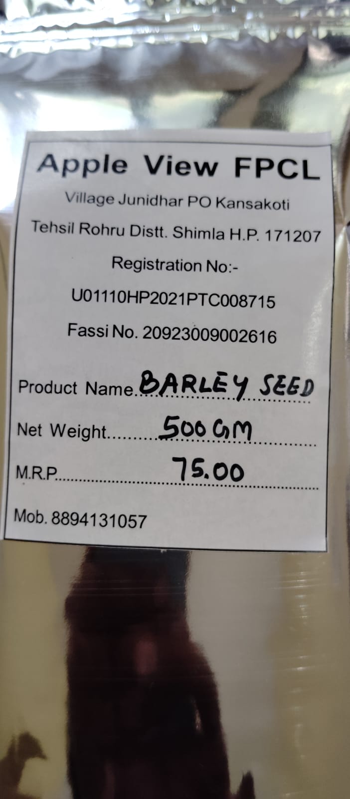 Barley seeds