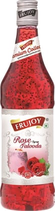 Frujoy Rose Falooda Syrup 750ml | For Drinks Juices | Fruit Mocktail | Cocktail | Gulab Sharbat | Faluda | RoseMilk | Baking Essentials