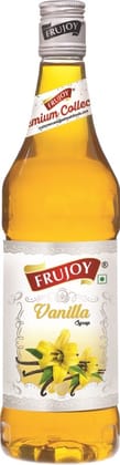 Frujoy Vanilla Syrup 750ml | For Fruit Mocktail | Cocktail | Milk Shake| Falooda | Baking Essentials