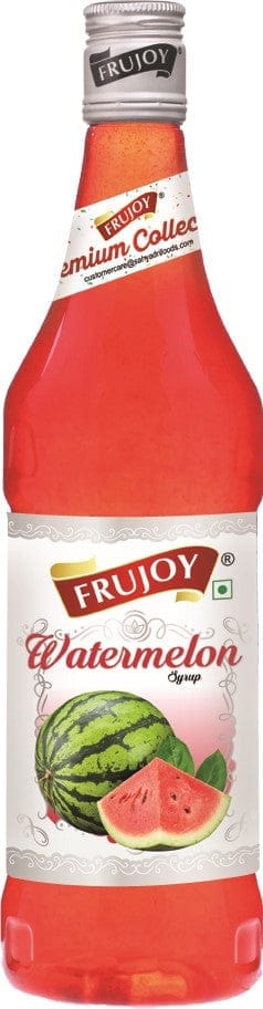 Frujoy Watermelon Syrup 750ml | For Fruit Mocktail | Cocktail | Milk Shake| Falooda | Baking Essentials