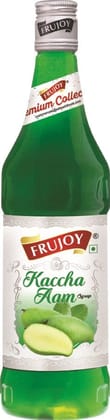 Frujoy Kaccha Aam Syrup 750ml | Raw Mango | For Fruit Mocktail | Cocktail | Falooda | Baking Essentials