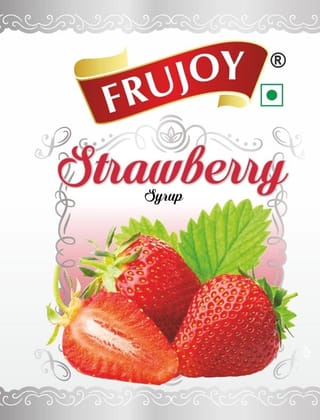 Frujoy Strawberry Syrup 750ml | For Fruit Mocktail | Cocktail | Milk Shake| Falooda | Baking Essentials