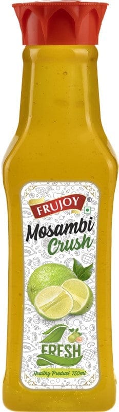 Frujoy Mosambi Crush 750 ml | For Fruit Mocktail | Cocktail | Cake | Baking Essentials | Juices | Beverages