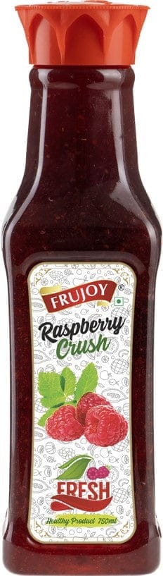 Frujoy Raspberry Crush 750ml | For Fruit Mocktail | Cocktail | Cake | Baking Essentials | Juices | Beverages