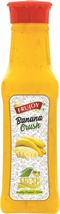 Frujoy Banana Crush 750ml | For Fruit Mocktail | Cocktail | Cake | Baking Essentials | Juices | Beverages