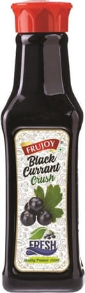 Frujoy Black Currant Crush 750ml | For Fruit Mocktail | Cocktail | Cake | Baking Essentials | Juices | Beverages