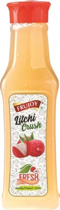 Frujoy Litchi Crush 750ml | For Fruit Mocktail | Cocktail | Cake | Baking Essentials | Juices | Beverages