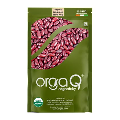 OrgaQ Organicky Organic Rajma Jammu Beans