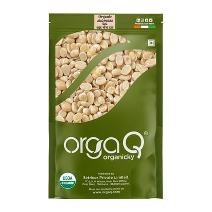 OrgaQ Organicky Organic Urad Dal Mogar Split