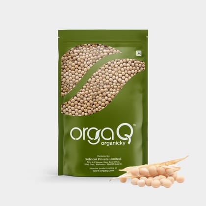 OrgaQ Organicky Organic Vatana White/Matar Seeds