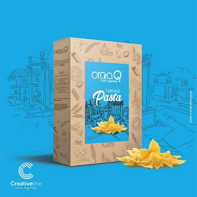 Orgaq Organicky Organic Farfalle Pasta Healthy and Delicious for Snacks