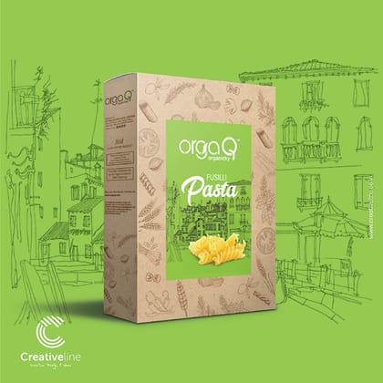 Orgaq Organicky Organic Fusilli Pasta Healthy and Delicious for Snacks