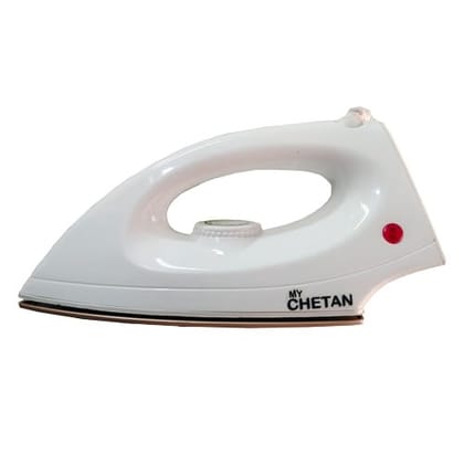 MyChetan Shiny Dry Iron 750W Plastic and Aluminium Dry Iron With Non-Stick Coated Sole Plate