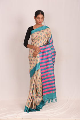 RTXGH PRINTED SILK SAREE(SA03170)