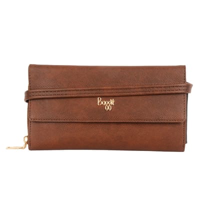 SOPH TRIVAGO 5 WALLETS ZIPAROUND XL BROWN