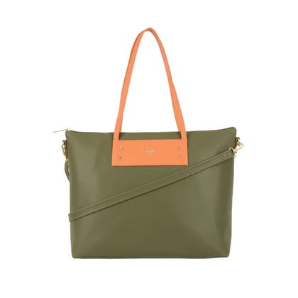 HOFOU BYRON 5 TOTE LAPTOP OLIVE