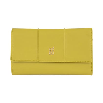 PITO WALLETS 3 FOLD L LIME GREEN