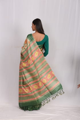 RTXGH PRINTED SILK SAREE(SA03170)