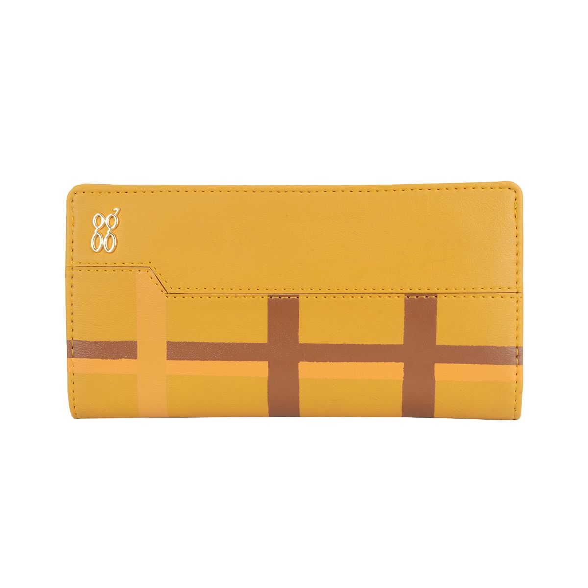 ARGON WALLETS 2 FOLD L CHROME YELLOW