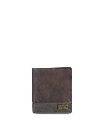 MENTOR Y G Z WALLETS 2 FOLD S BROWN