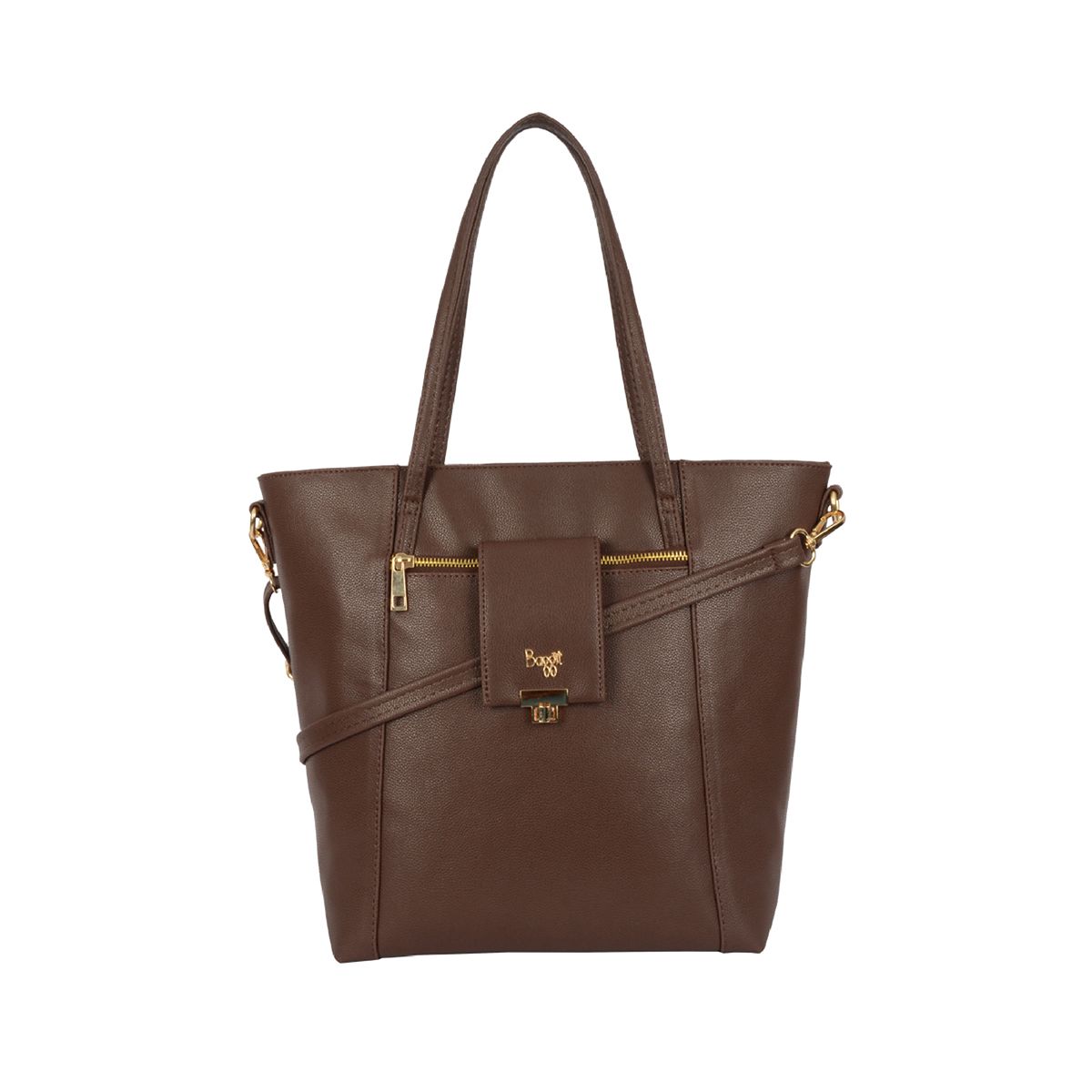 ARIAH LK TOTE SEPIA BROWN