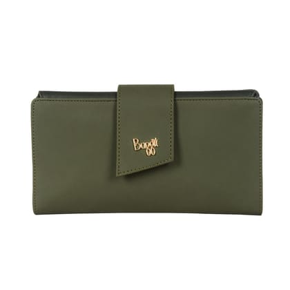 LJ CAPRICON WALLETS 3 FOLD XL OLIVE